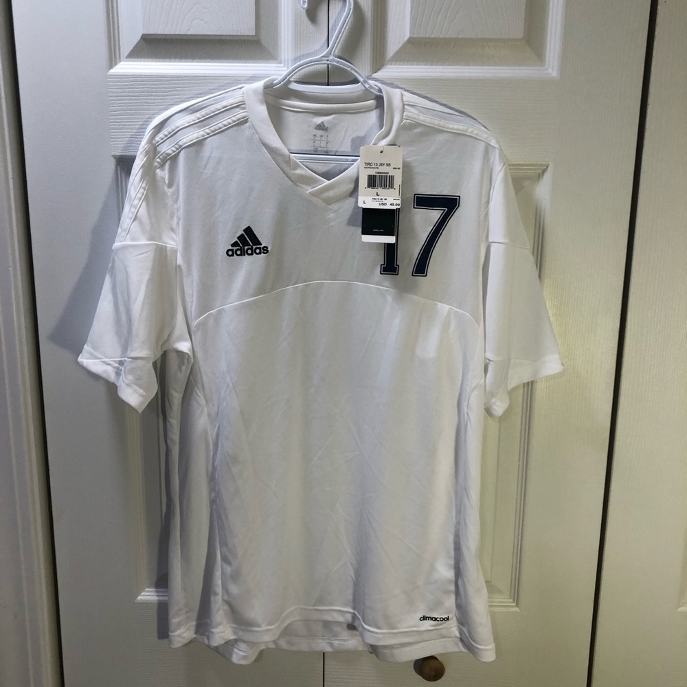 adidas Tiro soccer jersey. Size large, NWT #17
